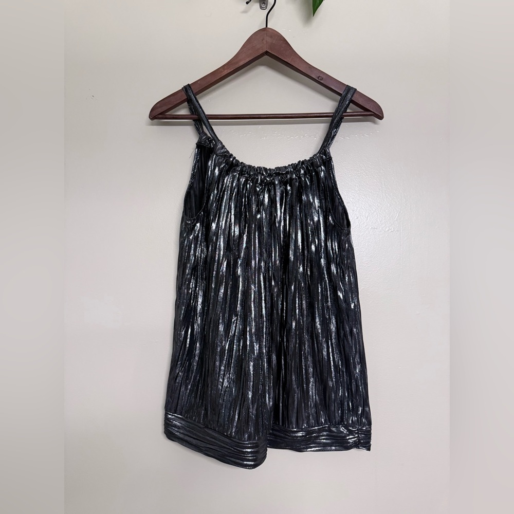 H&M‎ Shimmering Black Camisole tank top size large
